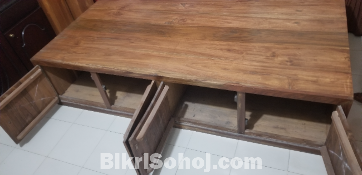 বক্স খাট (সেগুন কাঠের)